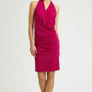 Nicole Miller magenta dress